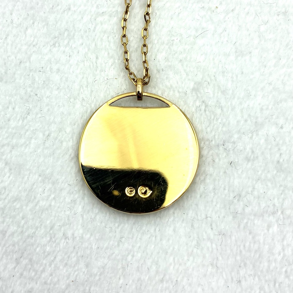 Swarovski Gold Necklace with Black Crystals Pendant - Picture 3 of 5